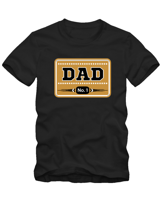 Marškinėliai Dad No.ONE Marškinėliai Dad No.ONE